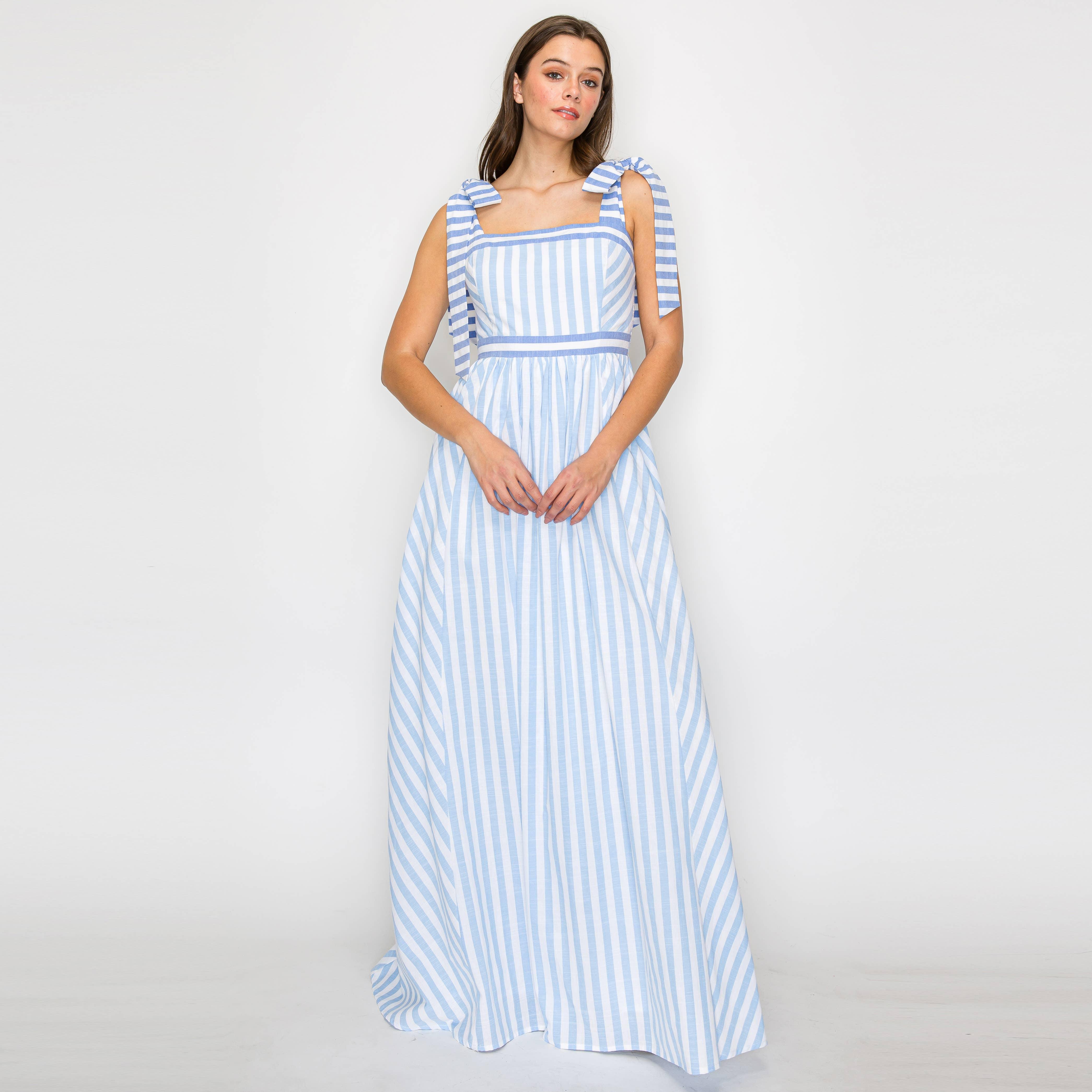 The Dreamy Blue Maxi Dress - Baxter Avenue