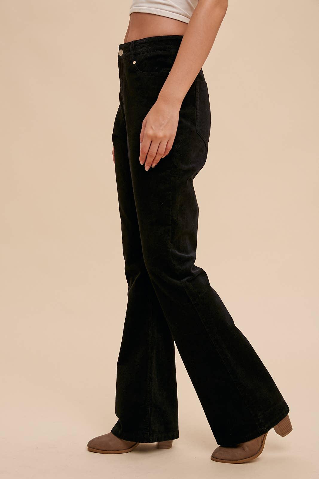 Boot Cut Corduroy Pants - Baxter Avenue