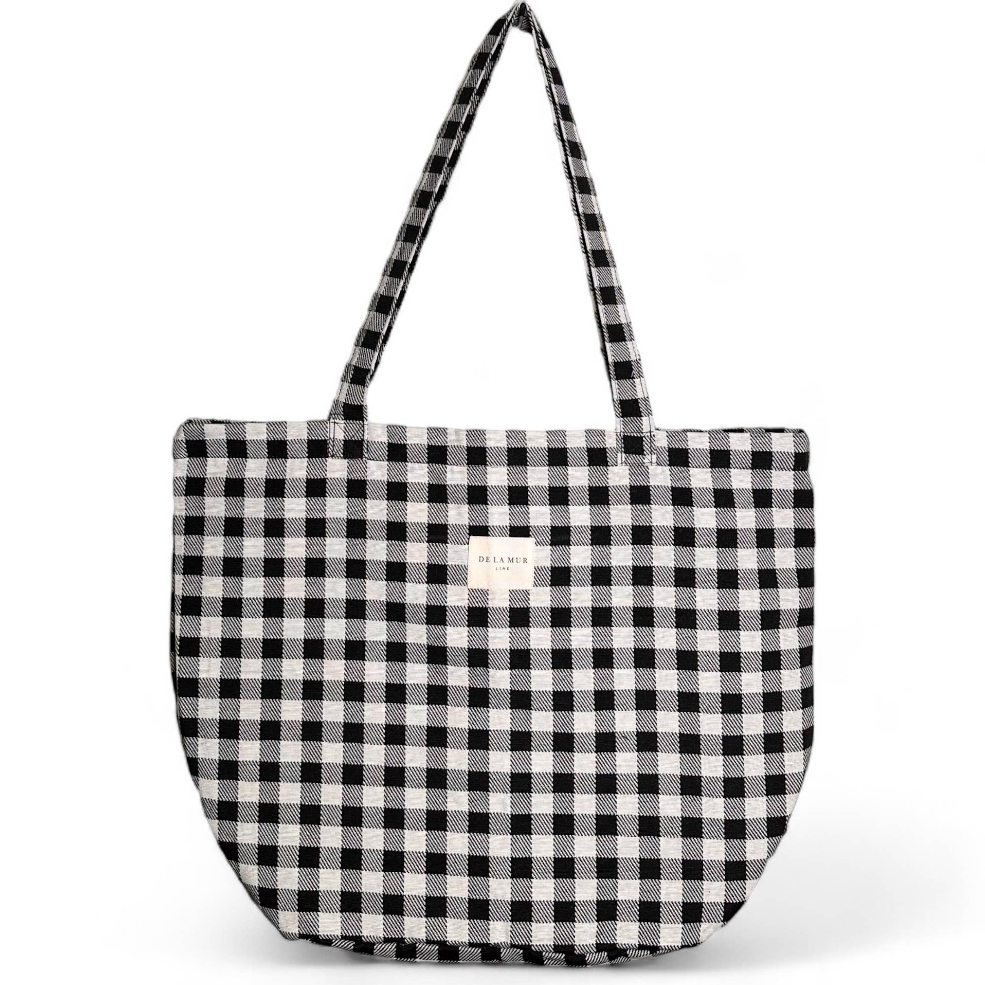 The Sevilla Tote - Checked - Baxter Avenue