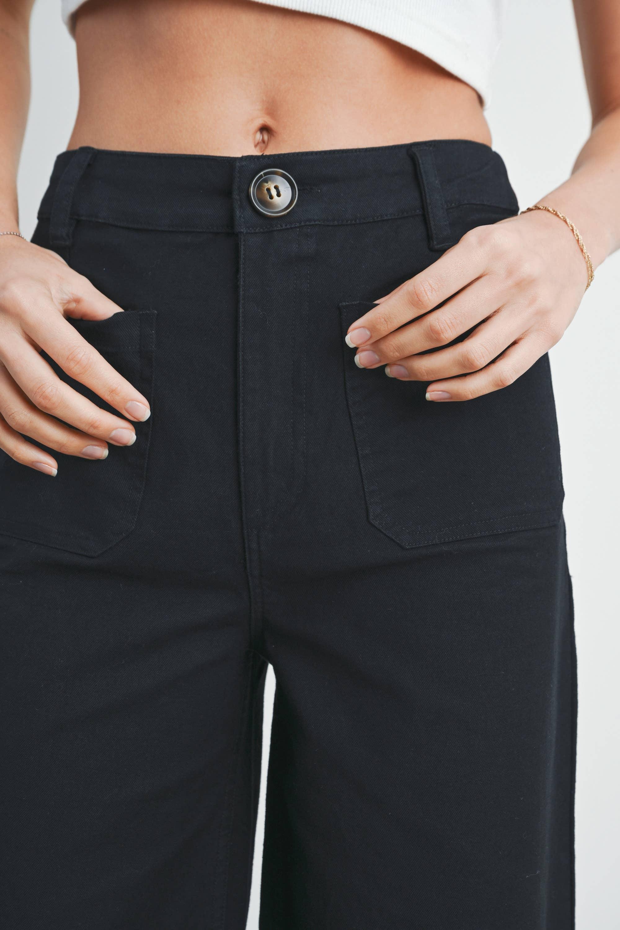Wide Leg Trouser Pants - Baxter Avenue