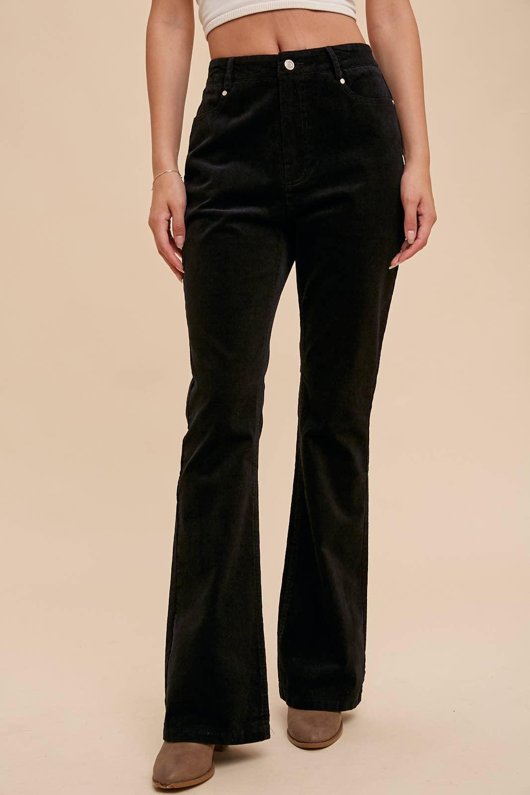 Boot Cut Corduroy Pants - Baxter Avenue