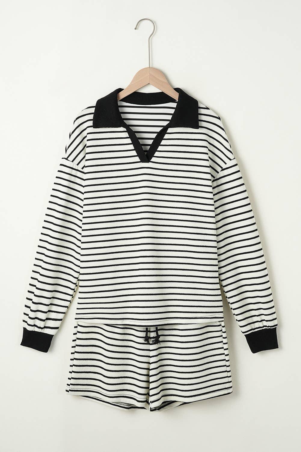 The Jackie Striped Shorts Set - Baxter Avenue