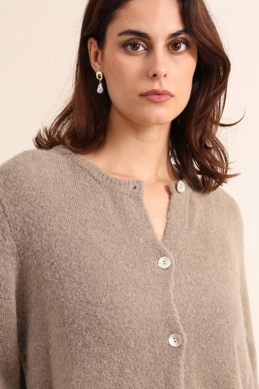 Super Fine Alpaca Cardigan Sweater - Baxter Avenue