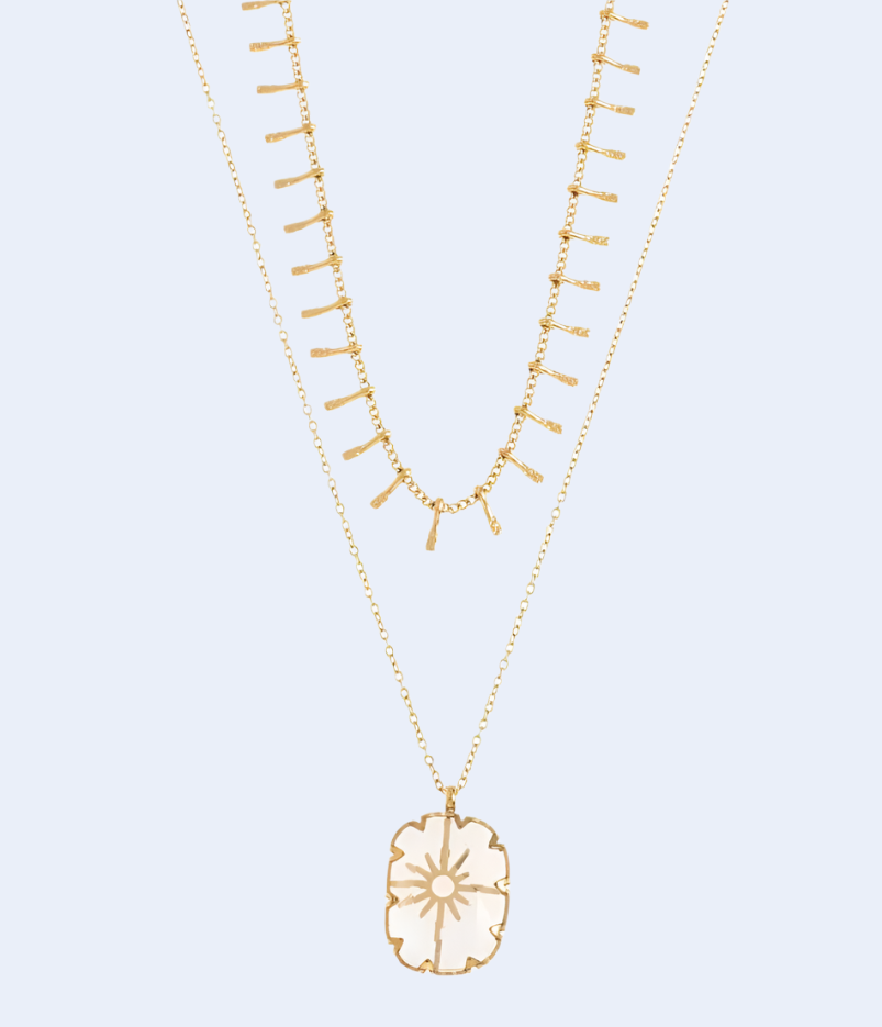 The Double Strand Summer Star Necklace - Baxter Avenue