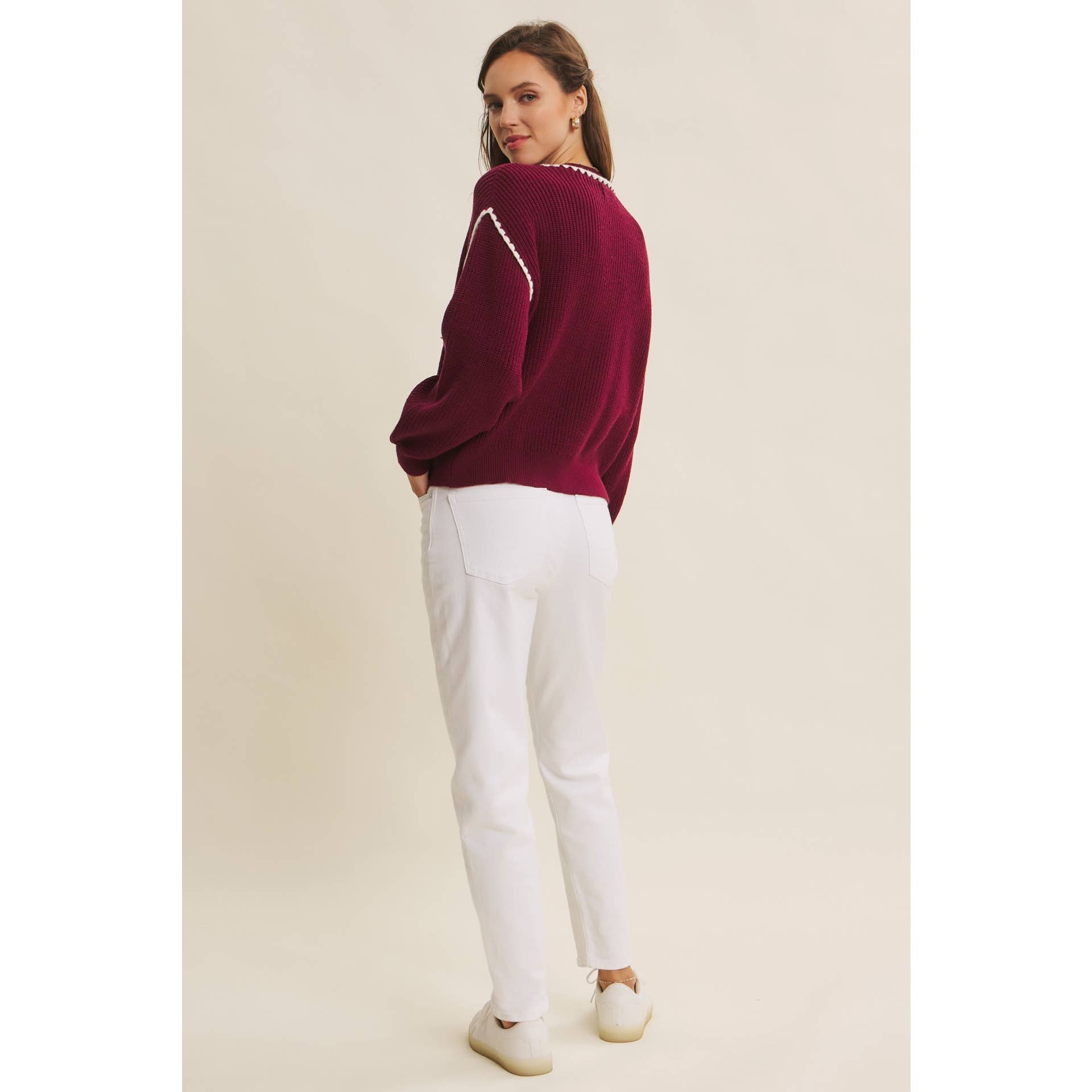 The Cranberry Cardigan - Baxter Avenue