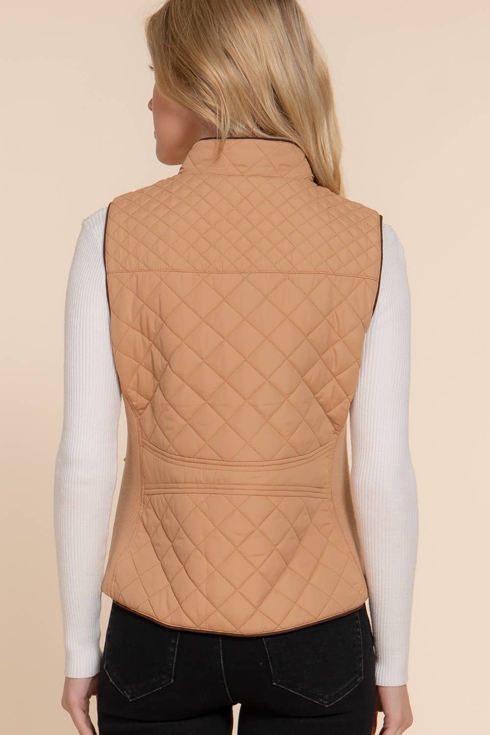 The Shannon Quilted Vest - Baxter Avenue