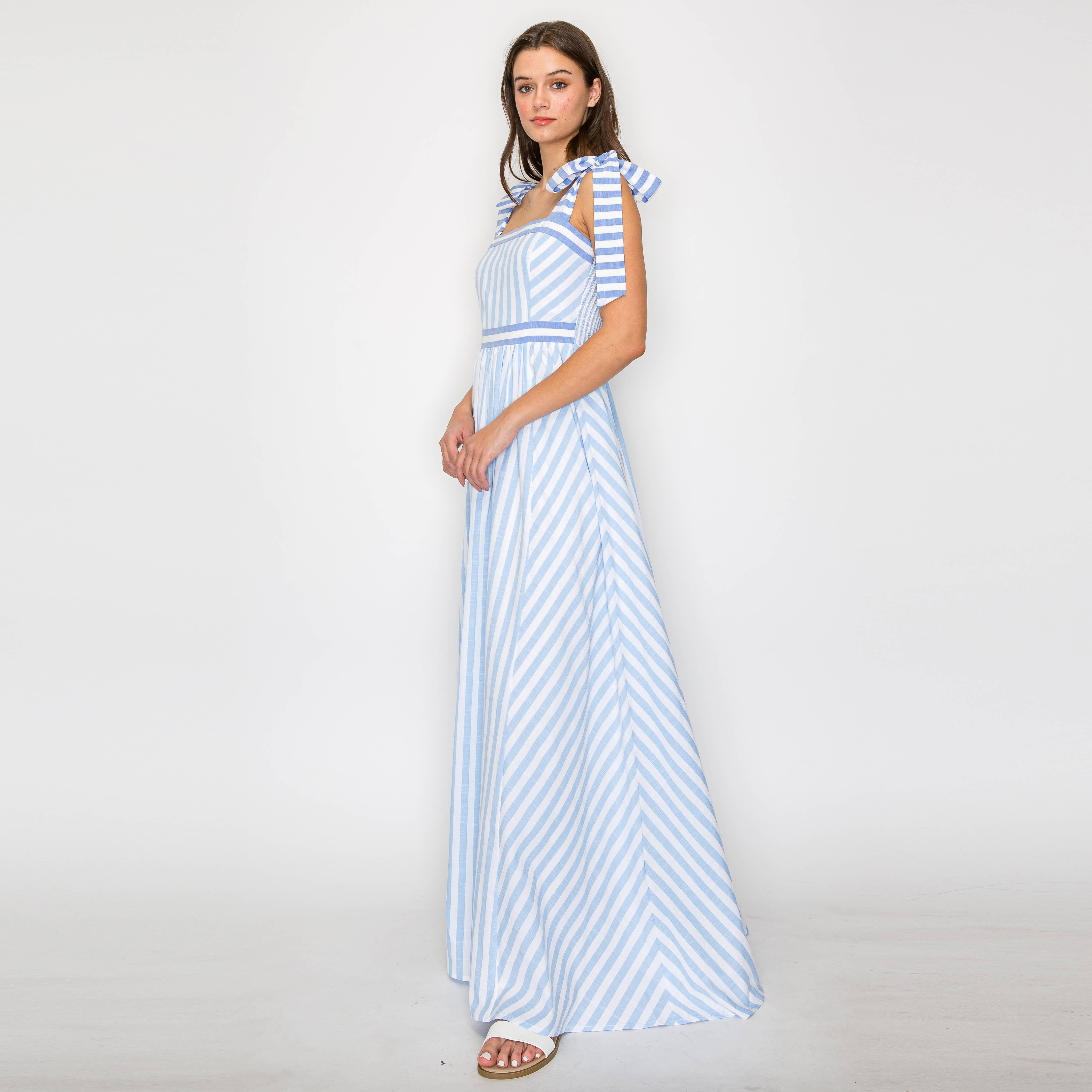 The Dreamy Blue Maxi Dress - Baxter Avenue
