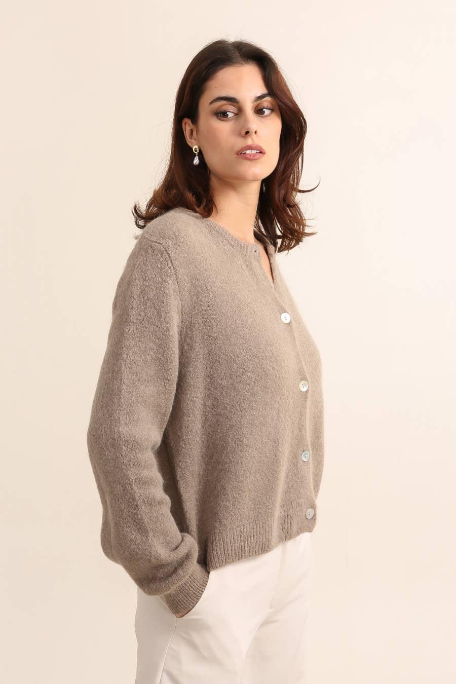 Super Fine Alpaca Cardigan Sweater - Baxter Avenue