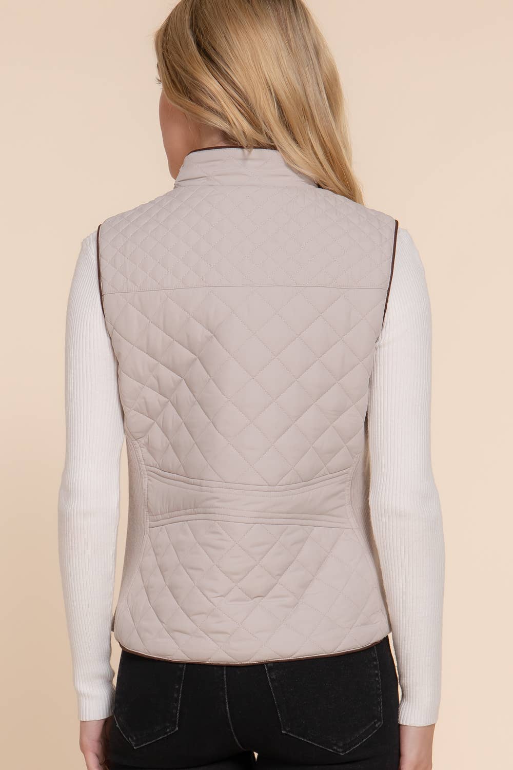 The Shannon Quilted Vest - Baxter Avenue
