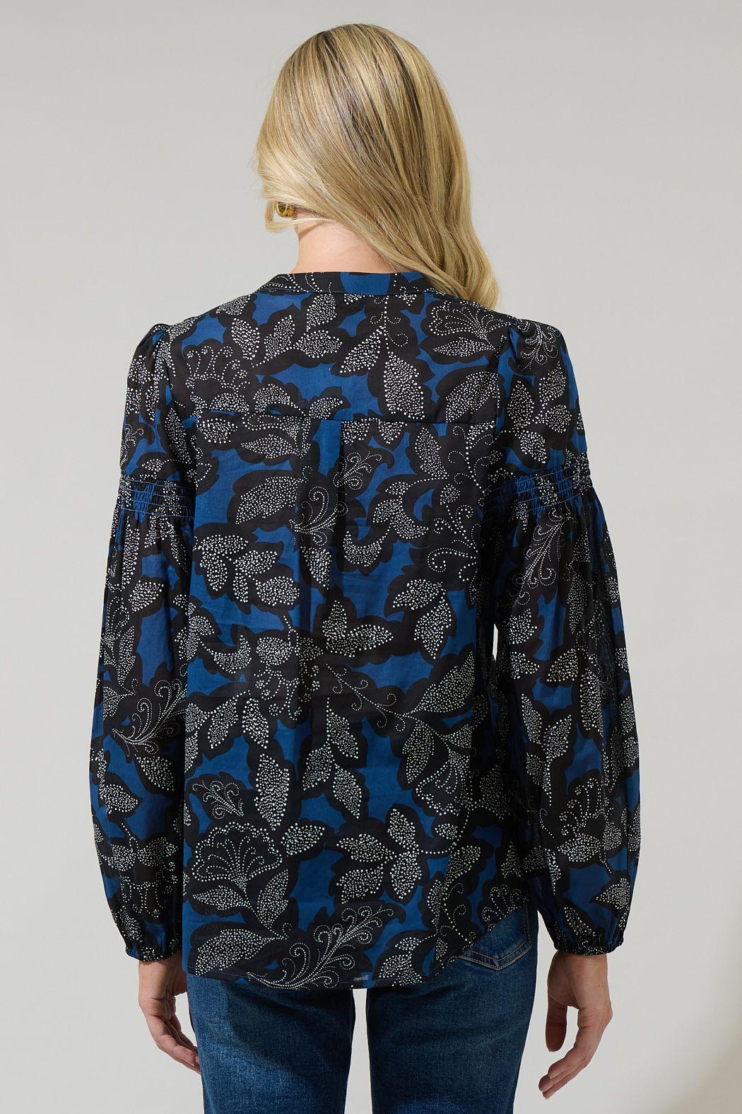 The Feyre Poplin Top - Baxter Avenue