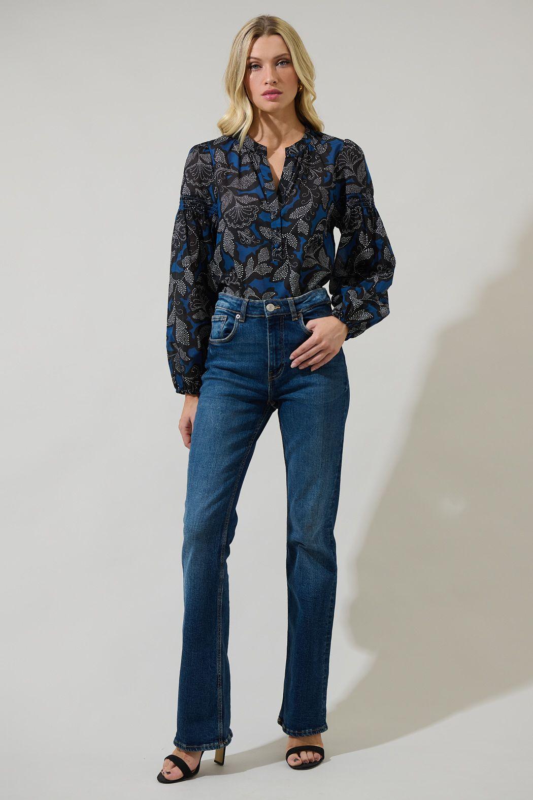 The Feyre Poplin Top - Baxter Avenue