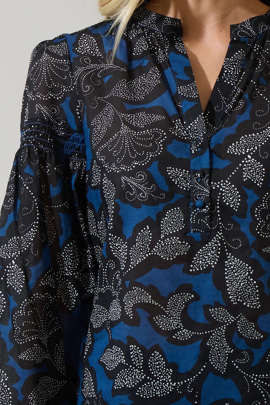 The Feyre Poplin Top - Baxter Avenue