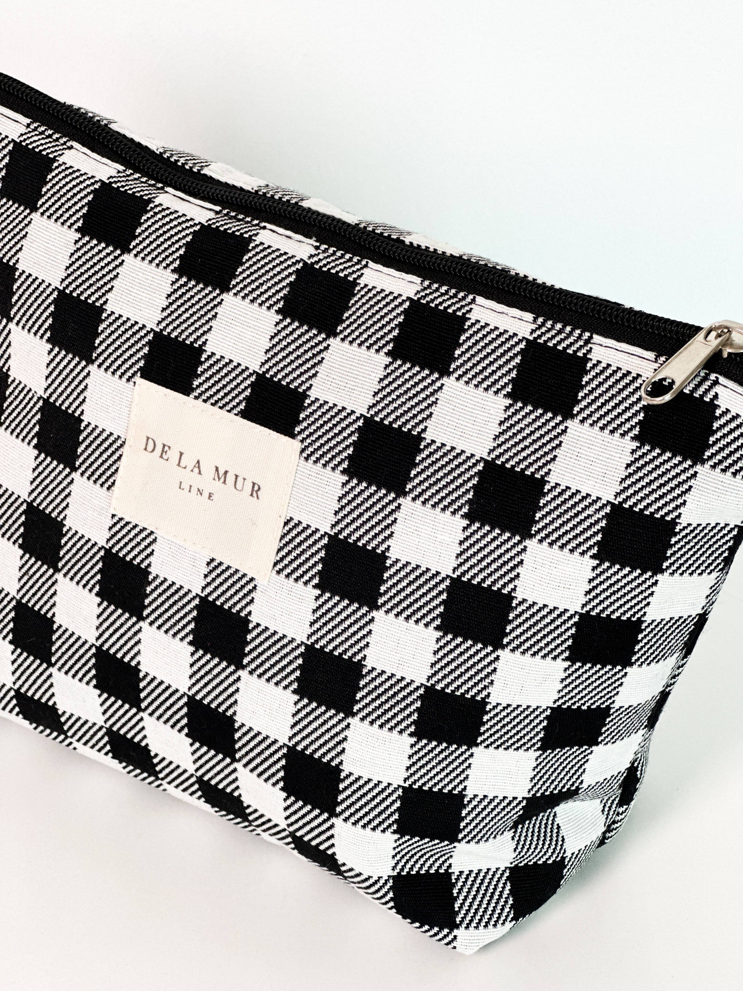 Makeup Bag - Checked - Baxter Avenue