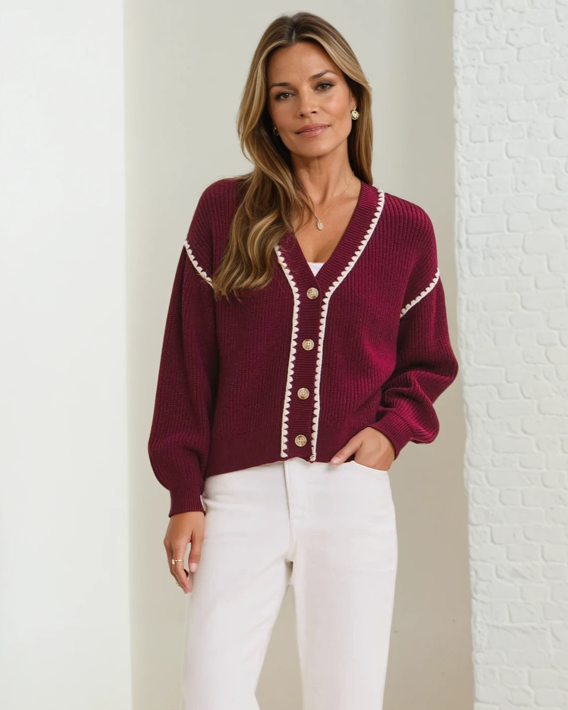 The Cranberry Cardigan - Baxter Avenue