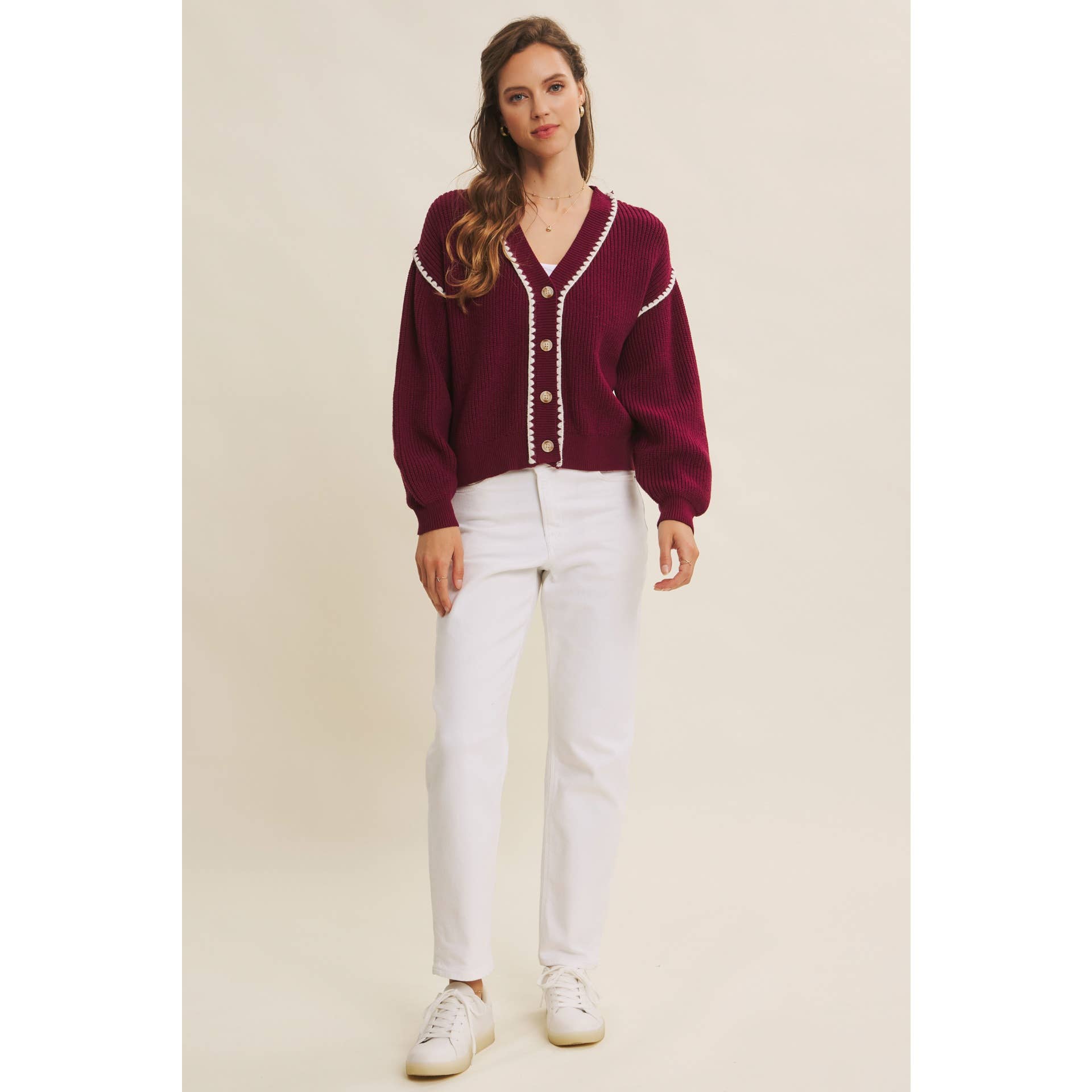 The Cranberry Cardigan - Baxter Avenue