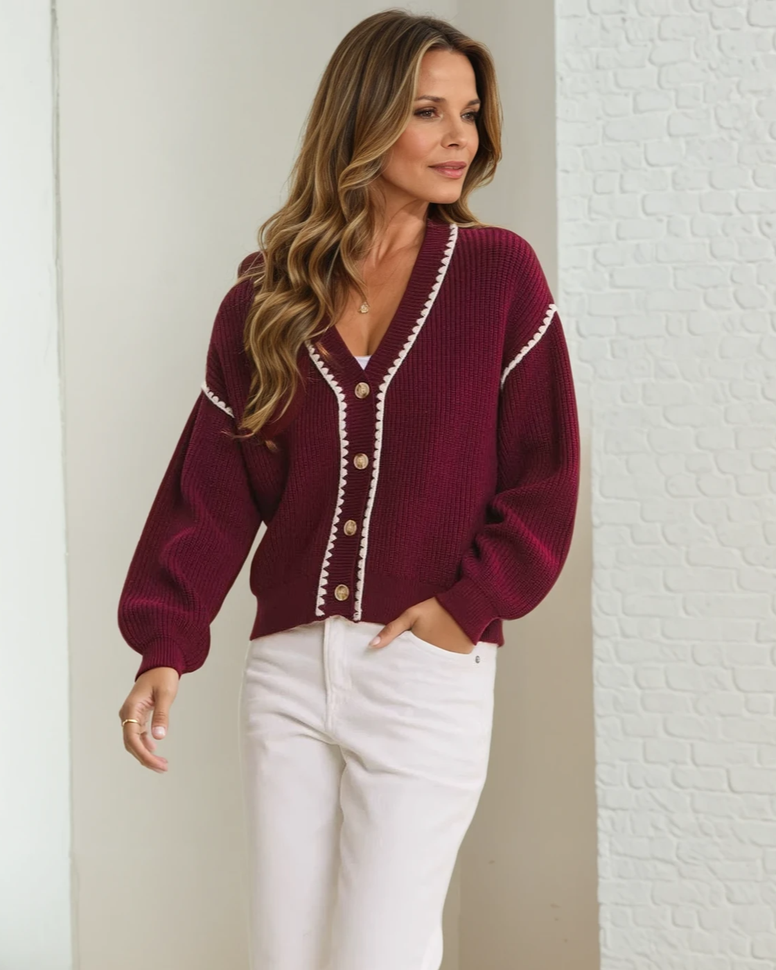 The Cranberry Cardigan - Baxter Avenue