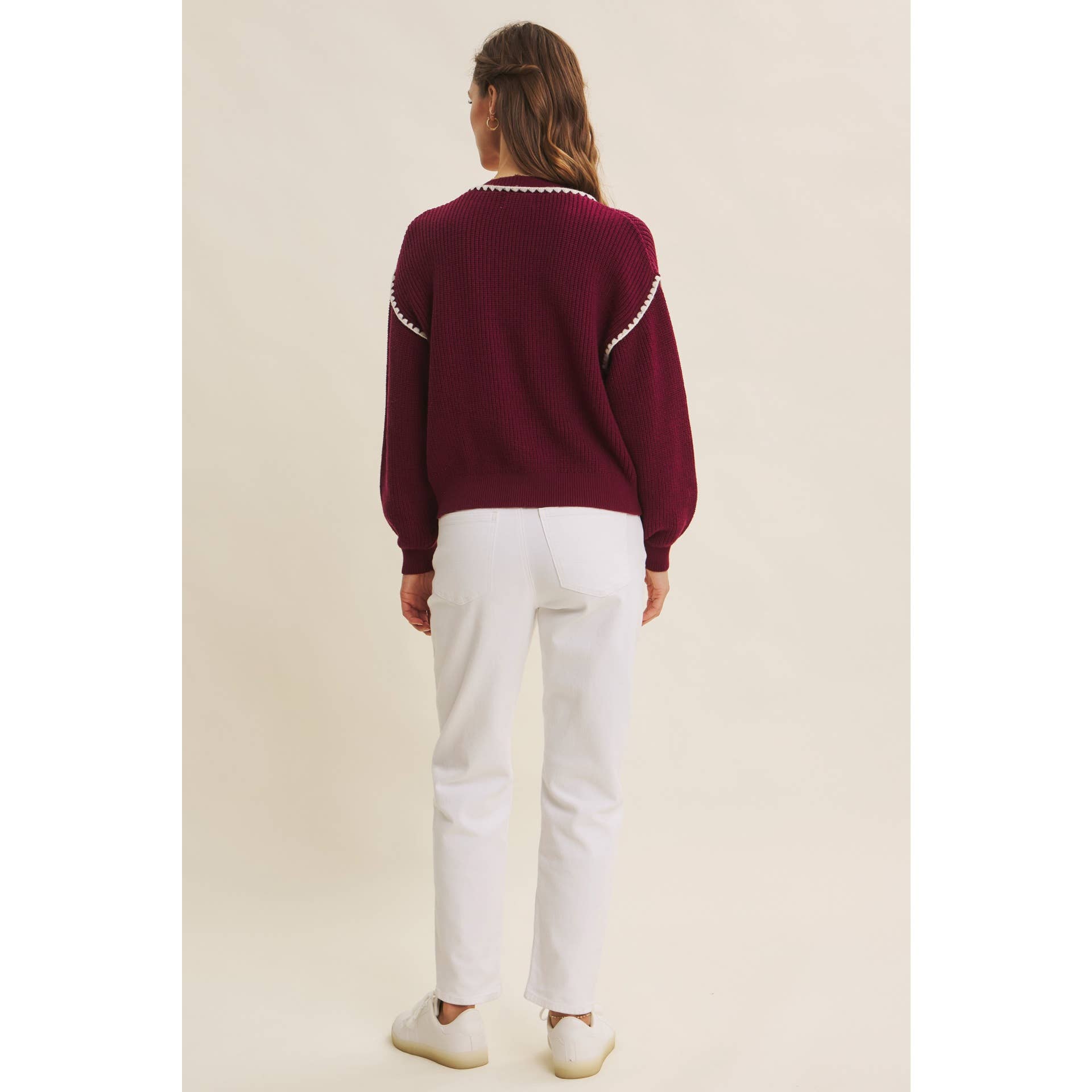 The Cranberry Cardigan - Baxter Avenue