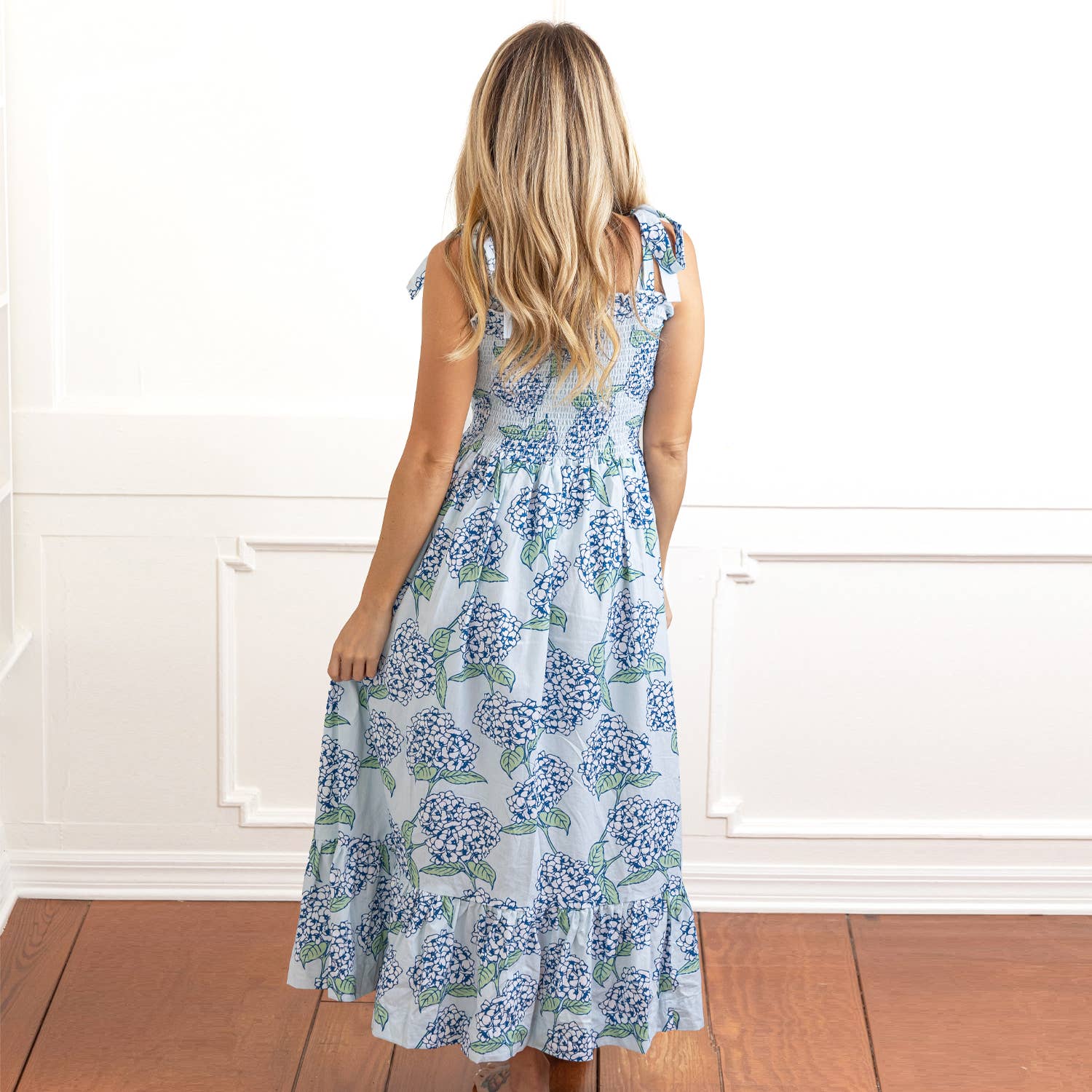 The Hydrangea Smocked Dress - Baxter Avenue