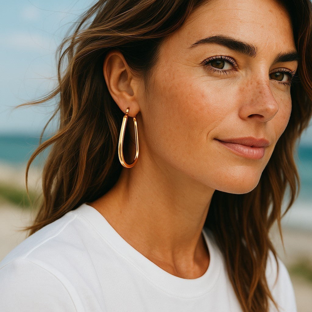 The Lucille Gold Earrings - Baxter Avenue