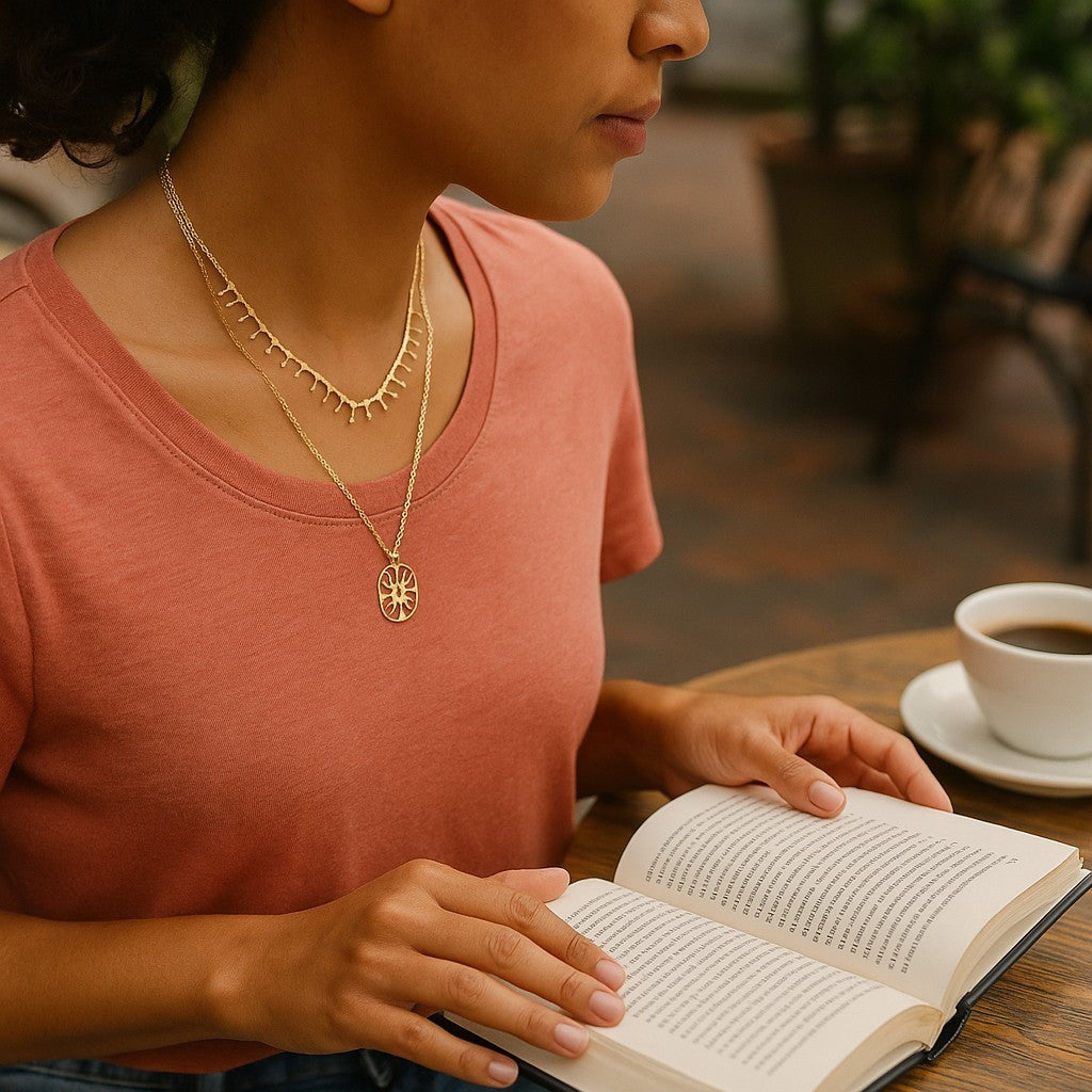 The Double Strand Summer Star Necklace - Baxter Avenue